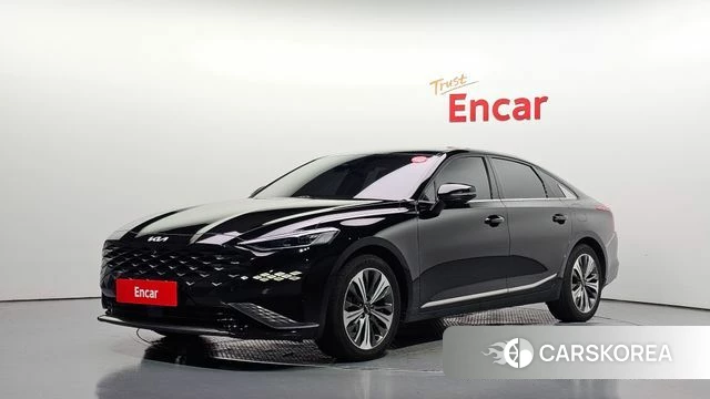 Kia K8 Hybrid 2021 Черный из Кореи