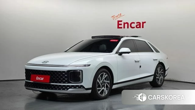 Hyundai Grandeur Hybrid (GN7) 2024 Белый из Кореи