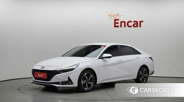 Hyundai Avante (CN7) 2022 Белый из Кореи
