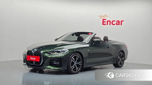 BMW 4 Series (G22) 2021 Зеленый из Кореи