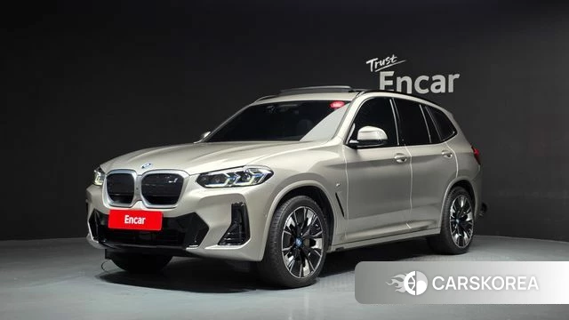 BMW iX3 2024 Песочный из Кореи