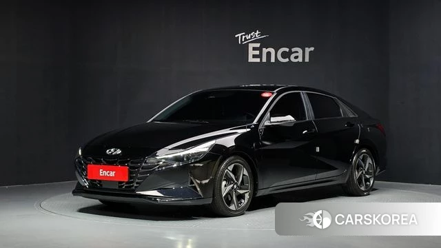 Hyundai Avante (CN7) 2020 Черный из Кореи