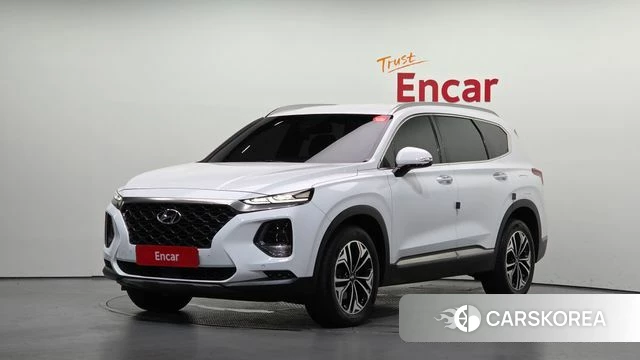 Hyundai Santa Fe TM 2018 Белый из Кореи