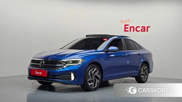 Volkswagen 7th Generation of Jetta 2023 Синий из Кореи