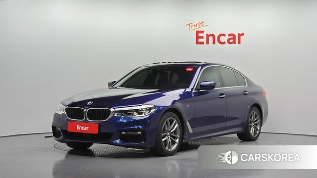 BMW 5 Series (G30) 2018 Синий из Кореи