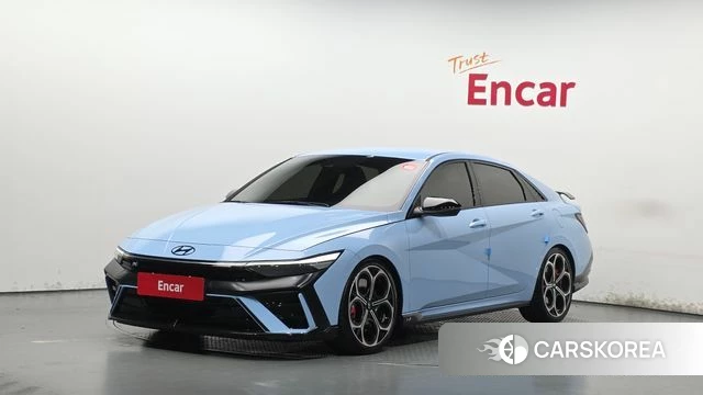 Hyundai The New Avante (CN7) 2026 Небесно-голубой из Кореи