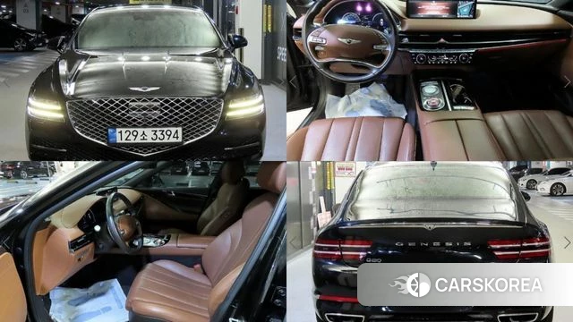 Genesis G80 (RG3) 2020 Черный из Кореи