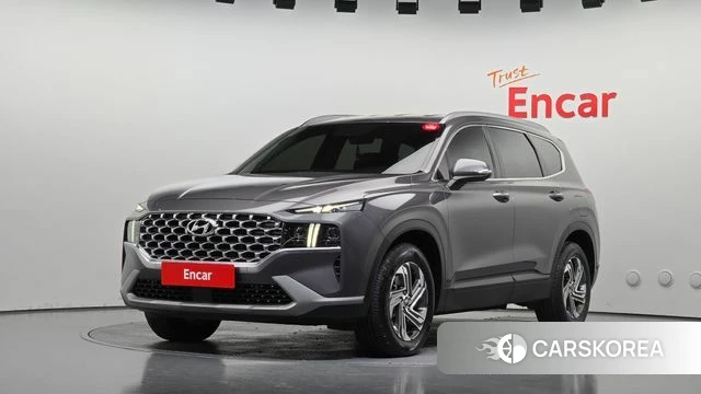 Hyundai The New Santa Fe 2021 Серый из Кореи