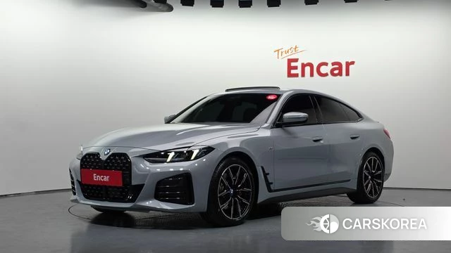 BMW 4 Series (G22) 2025 Светло-серебряный цвет из Кореи