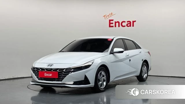Hyundai Avante (CN7) 2022 Белый из Кореи