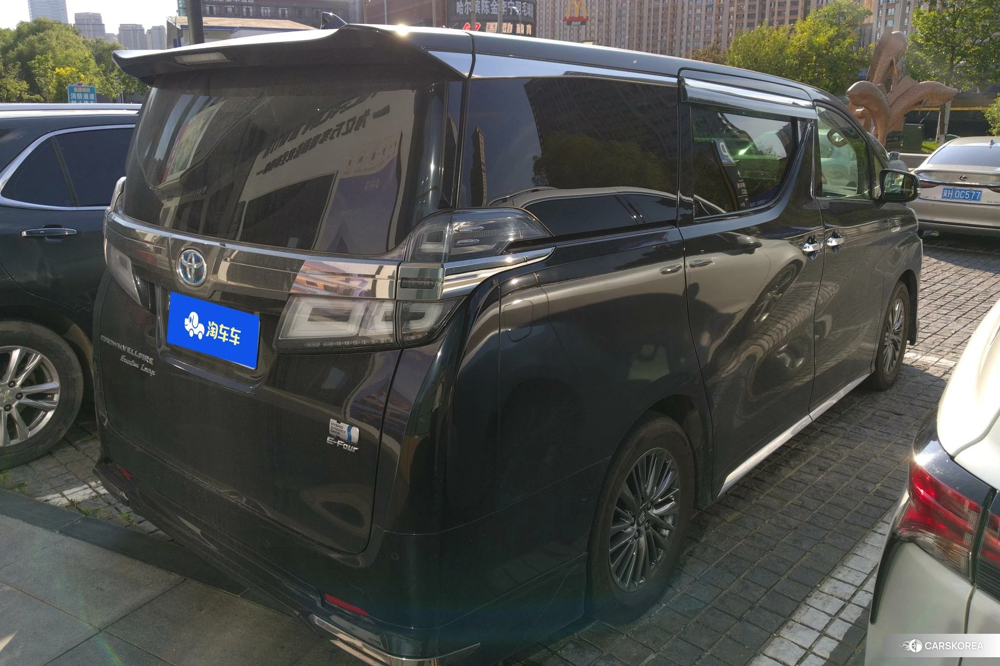 Toyota Vellfire 2021 Черный из Китая