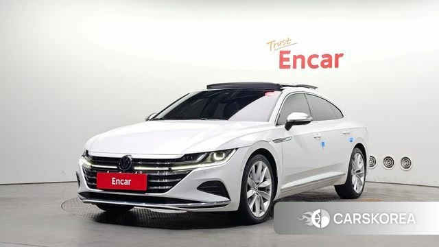 Volkswagen Arteon 2023 Белый из Кореи