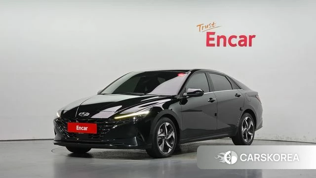 Hyundai Avante (CN7) 2020 Черный из Кореи