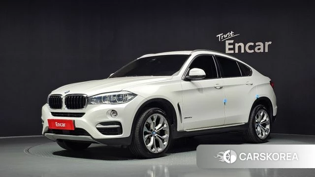 BMW X6 (F16) 2018 Белый из Кореи