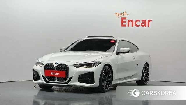 BMW 4 Series (G22) 2023 Белый из Кореи