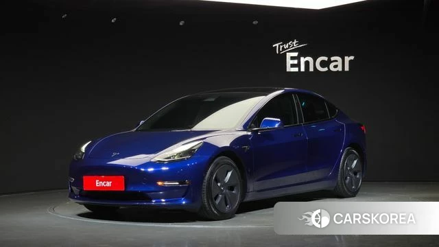 Tesla Model 3 2022 Синий из Кореи