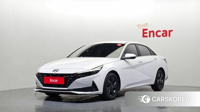 Hyundai Avante (CN7) 2021 Белый из Кореи