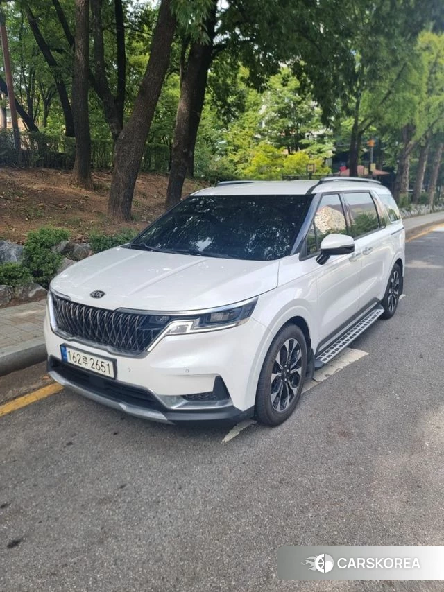 Kia Carnival 4th generation 2021 Белый из Кореи