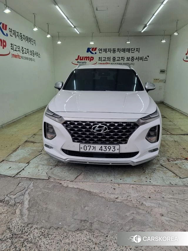 Hyundai Santa Fe TM 2019 Белый из Кореи