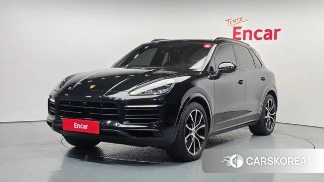 Porsche Cayenne (PO536) 2023 Черный из Кореи