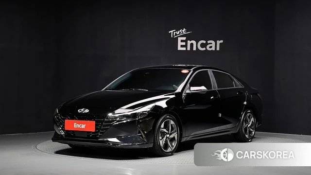 Hyundai Avante (CN7) 2022 Черный из Кореи