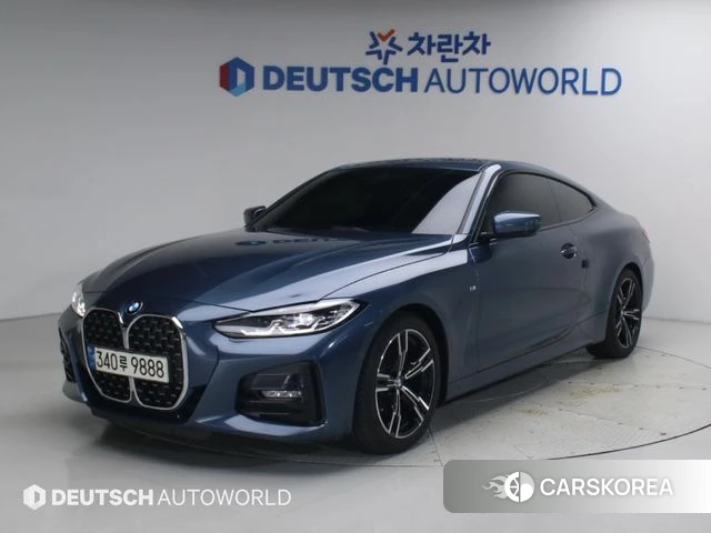BMW 4 Series (G22) 2021 Синий из Кореи
