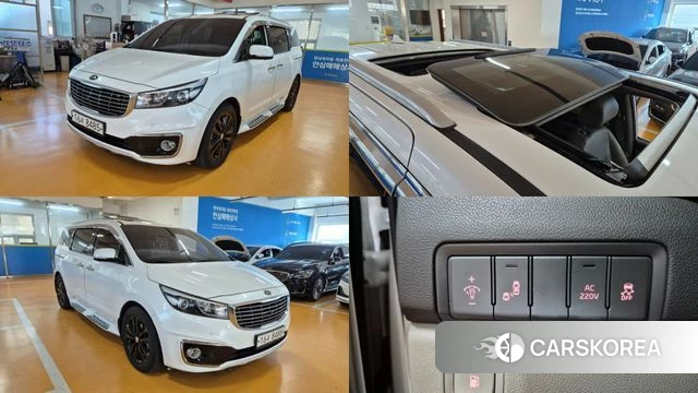 Kia All New Carnival 2018 Белый из Кореи