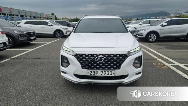 Hyundai Santa Fe TM 2018 Белый из Кореи