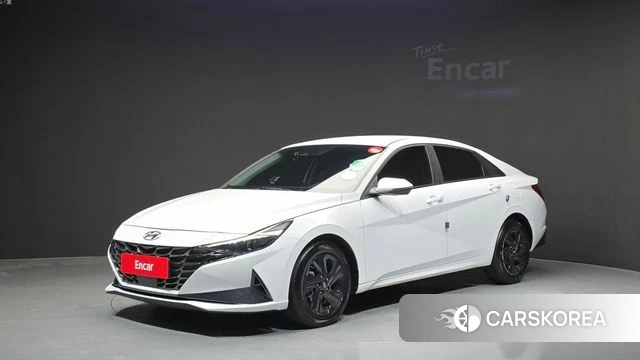 Hyundai Avante (CN7) 2022 Белый из Кореи