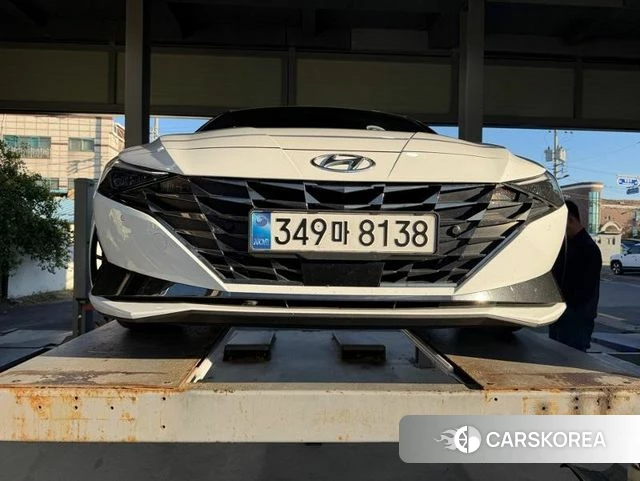 Hyundai Avante (CN7) 2020 Белый из Кореи