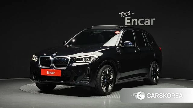 BMW iX3 2022 Черный из Кореи