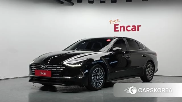 Hyundai Sonata Hybrid (DN8) 2021 Черный из Кореи
