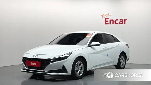 Hyundai Avante (CN7) 2021 Белый из Кореи