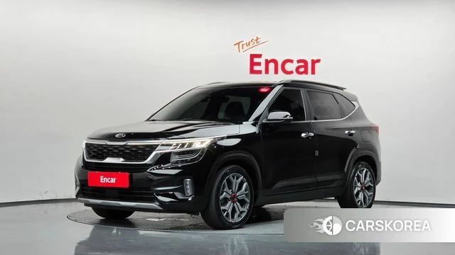 Kia Seltos 2020 Черный из Кореи