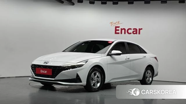 Hyundai Avante (CN7) 2022 Белый из Кореи