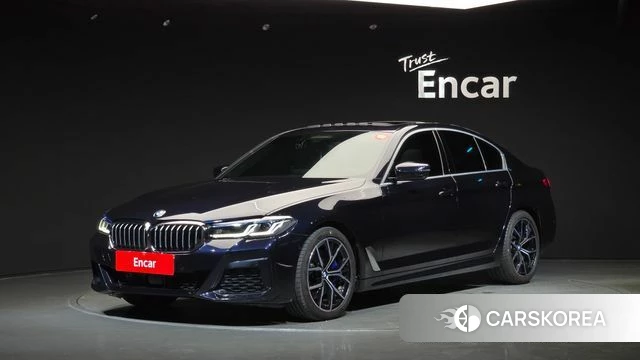 BMW 5 Series (G30) 2023 Синий из Кореи