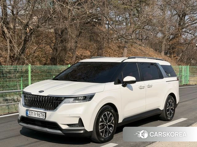 Kia Carnival 4th generation 2021 Белый из Кореи