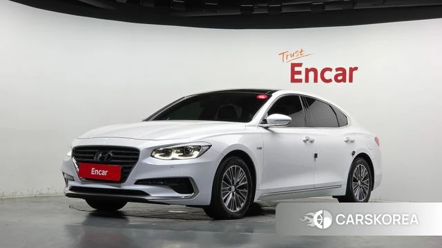 Hyundai Grandeur IG Hybrid 2018 Белый из Кореи