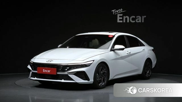 Hyundai The New Avante (CN7) 2023 Белый из Кореи