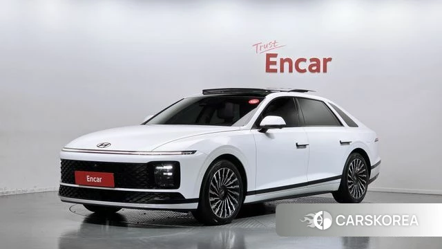 Hyundai Grandeur Hybrid (GN7) 2025 Белый из Кореи