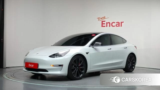Tesla Model 3 2020 Белый из Кореи