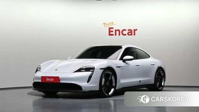 Porsche Taycan 2023 Белый из Кореи
