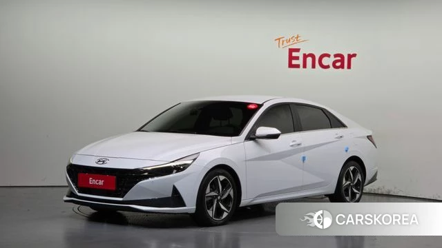 Hyundai Avante (CN7) 2022 Белый из Кореи