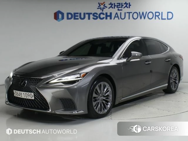 Lexus LS500 5th generation 2021 Серый из Кореи