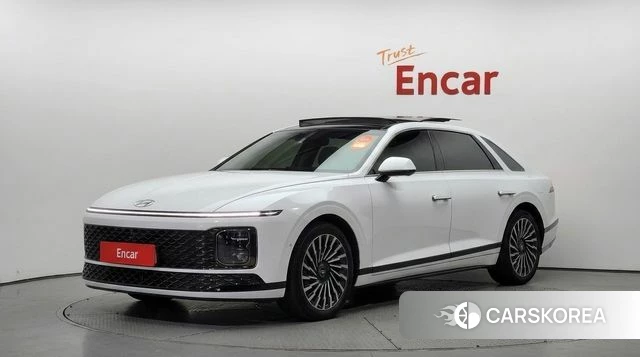 Hyundai Grandeur Hybrid (GN7) 2023 Белый из Кореи