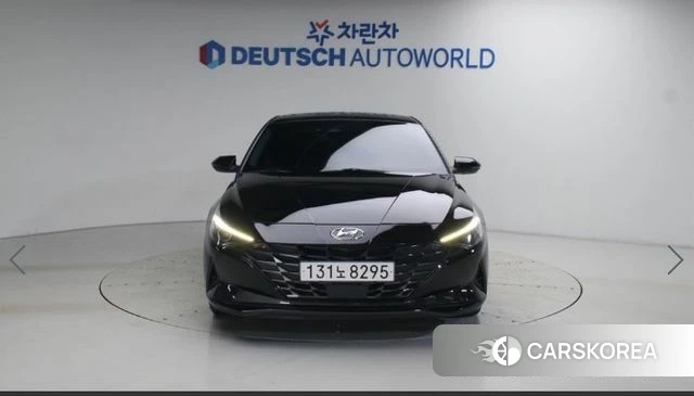 Hyundai Avante (CN7) 2022 Черный из Кореи