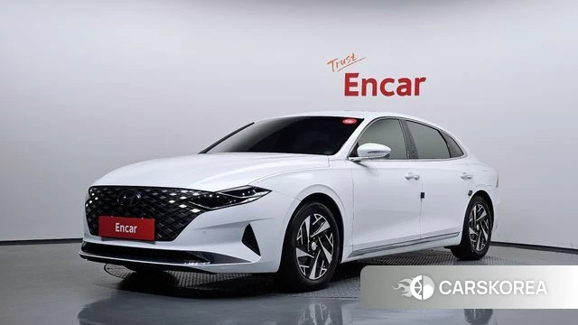 Hyundai The New Grandeur IG Hybrid 2020 Белый из Кореи