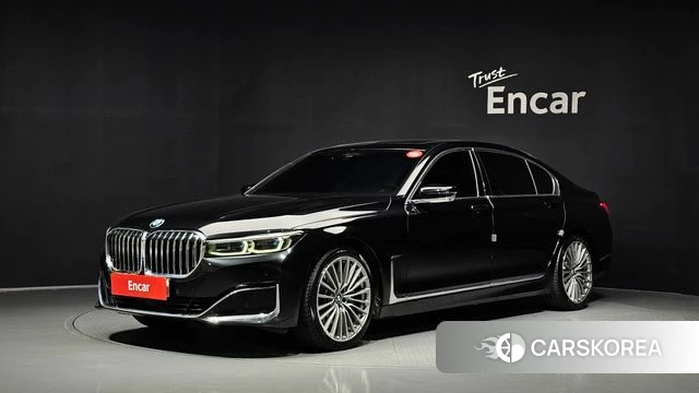 BMW 7 Series (G11) 2021 Черный из Кореи