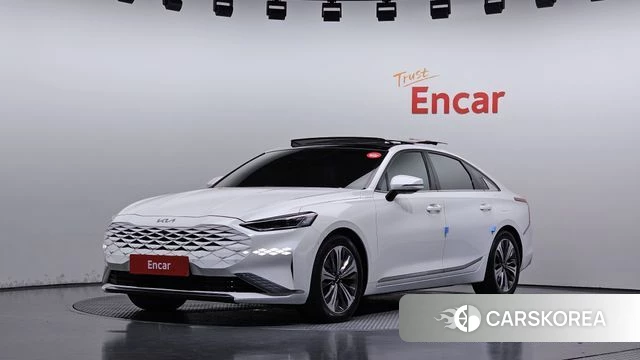 Kia K8 Hybrid 2023 Белый из Кореи