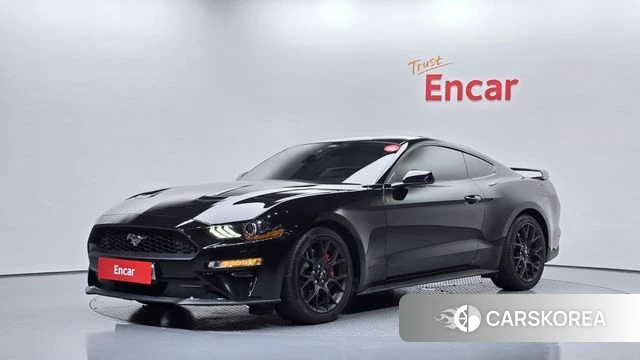 Ford Mustang 2021 Черный из Кореи